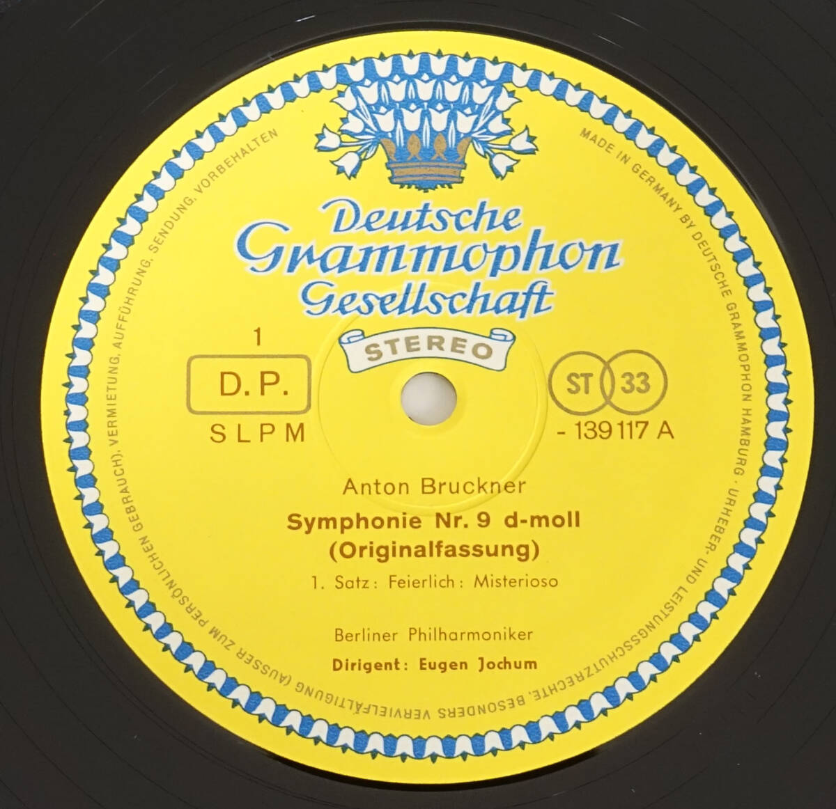 初期 極美セット! 独DGG SLPM ブルックナー交響曲全集 オイゲン・ヨッフムの画像8