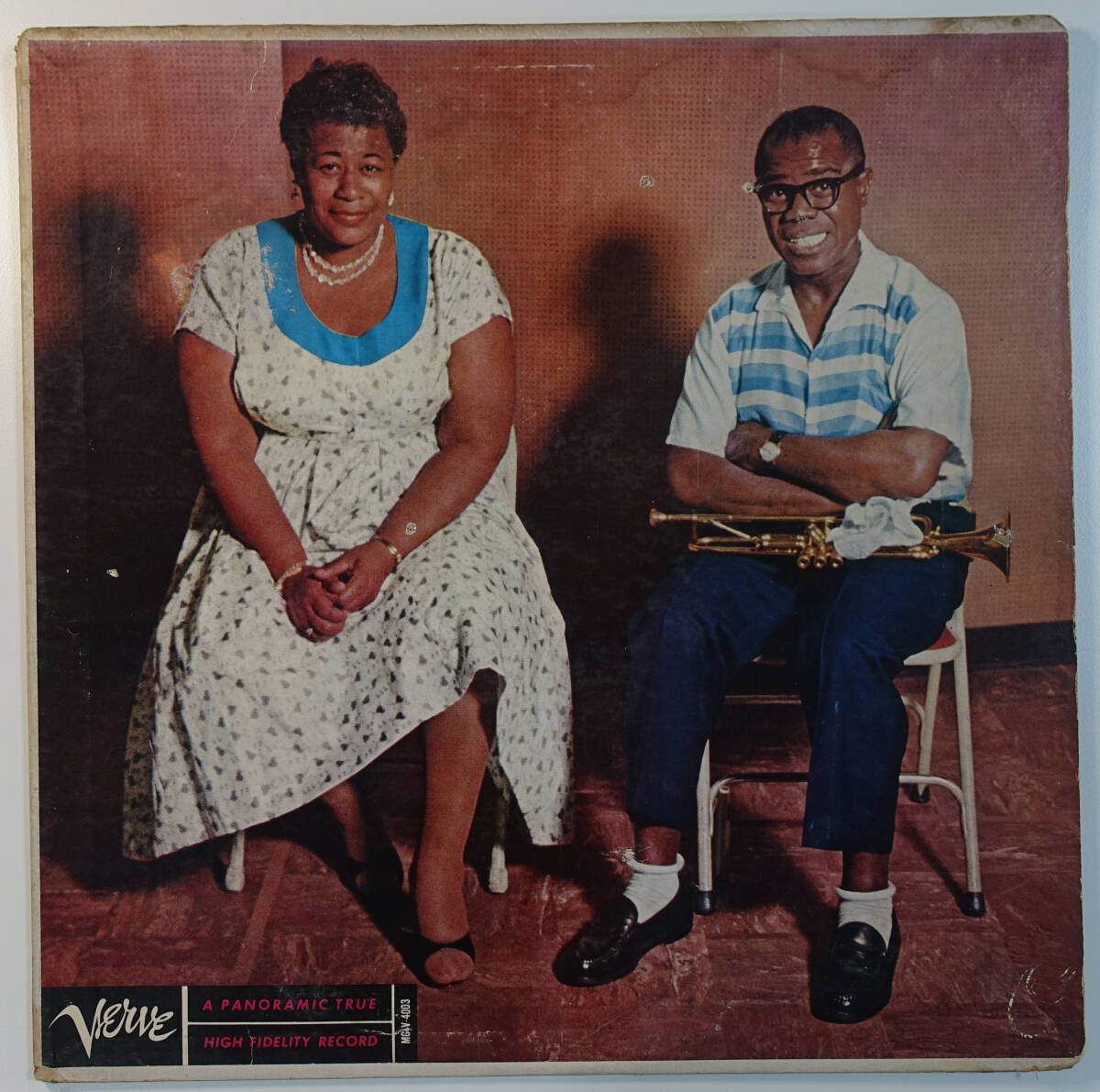 US VERVE MGV-4003 ELLA and Louis / Ella Fitzgerland and Louis Armstrong DGレーベルの画像1