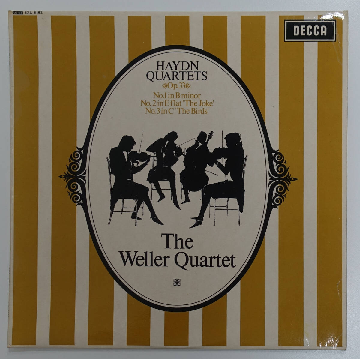 極美! 英DECCA SXL 6182 ED1 ハイドン: 弦楽四重奏 The Weller Quartetの画像1