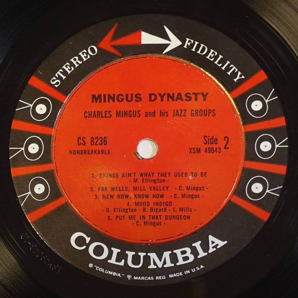 極美! US Columbia CS 8236 6EYES オリジナル Mingus Dynasty / Charles Mingus MAT: 1F/1D_画像4