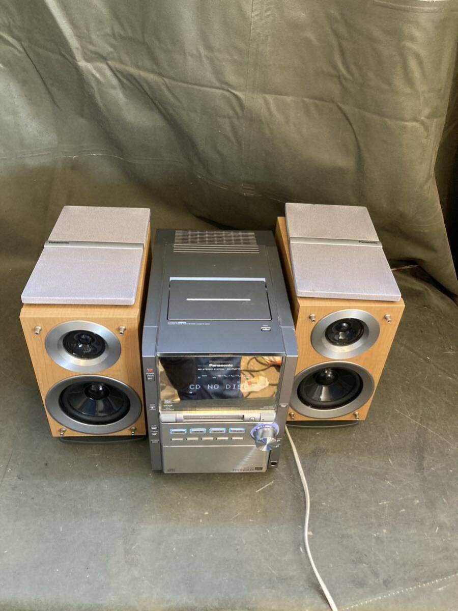 パナソニック　コンポ　SA-PM77MD　SB-PM77　中古　現状　管理番号507_画像2