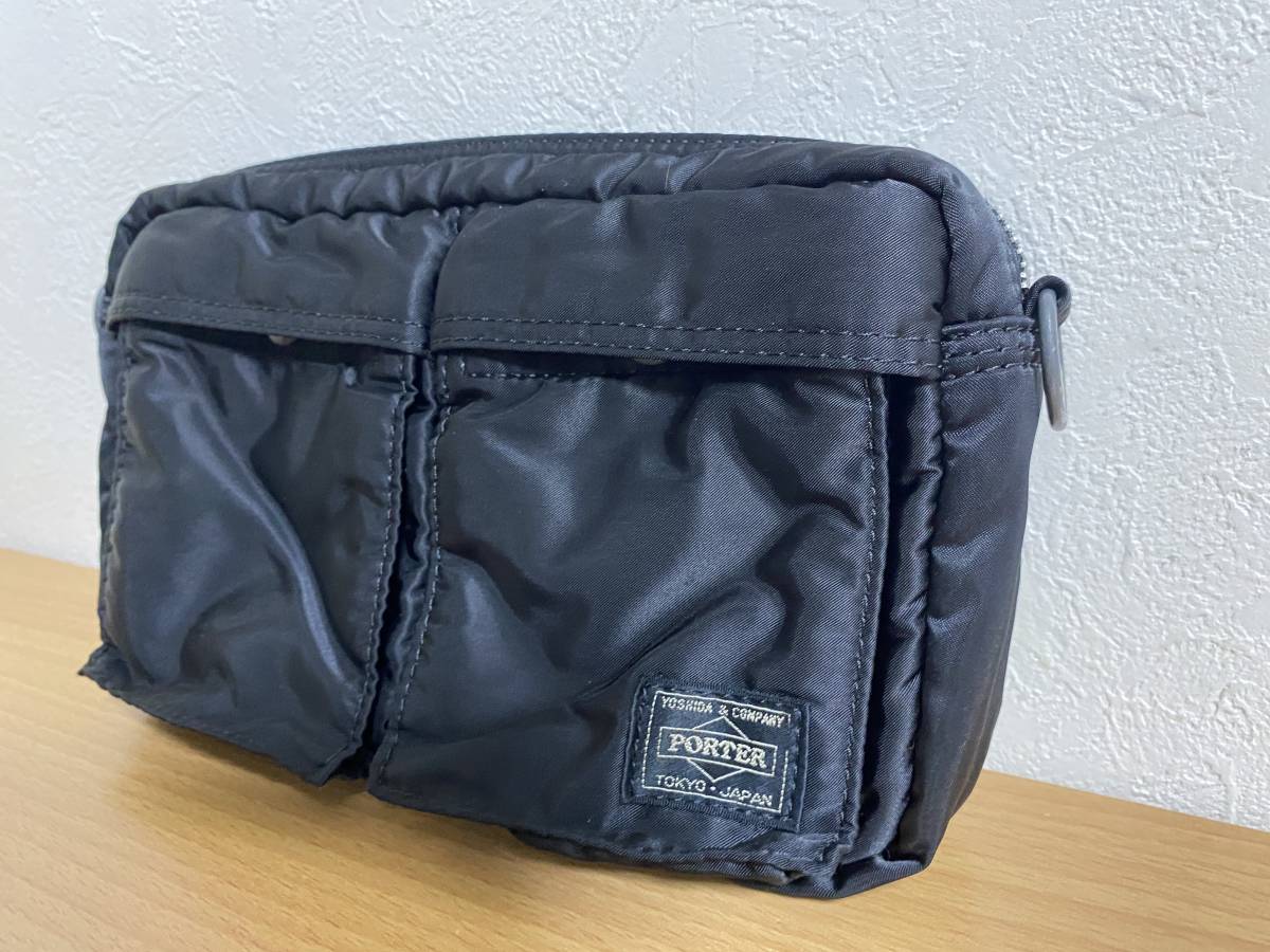 定番人気●極美品●ポーター PORTER 吉田カバン TANKER タンカー 2way ショルダーバッグ（ｓ）黒の画像4