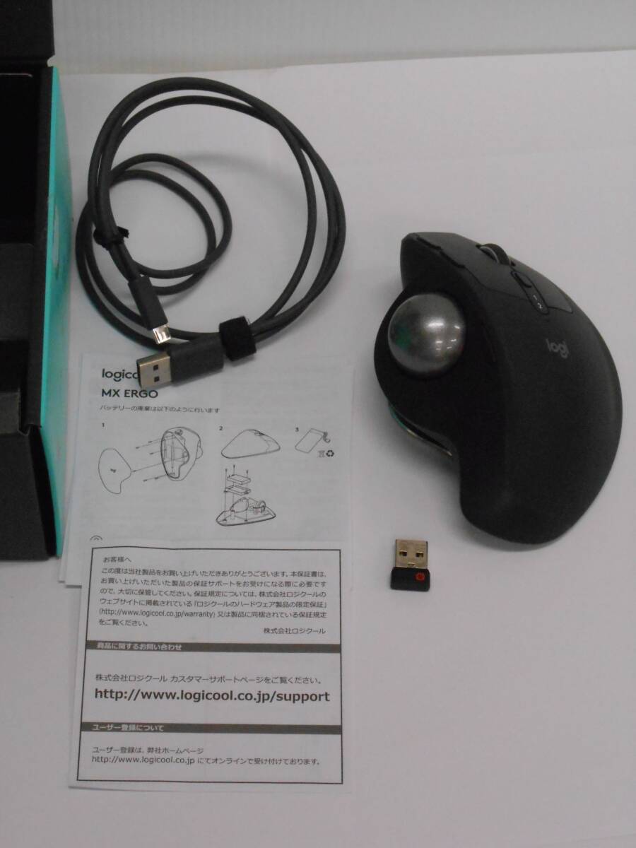  Logicool Wireless Trackball MX ERGO MXTB1s вскрыть завершено 