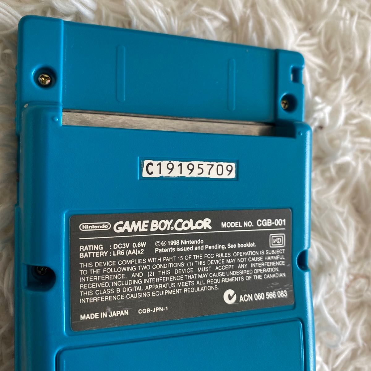 美品！Nintendo ゲームボーイカラー ブルー　箱付き　ソフト2個セット