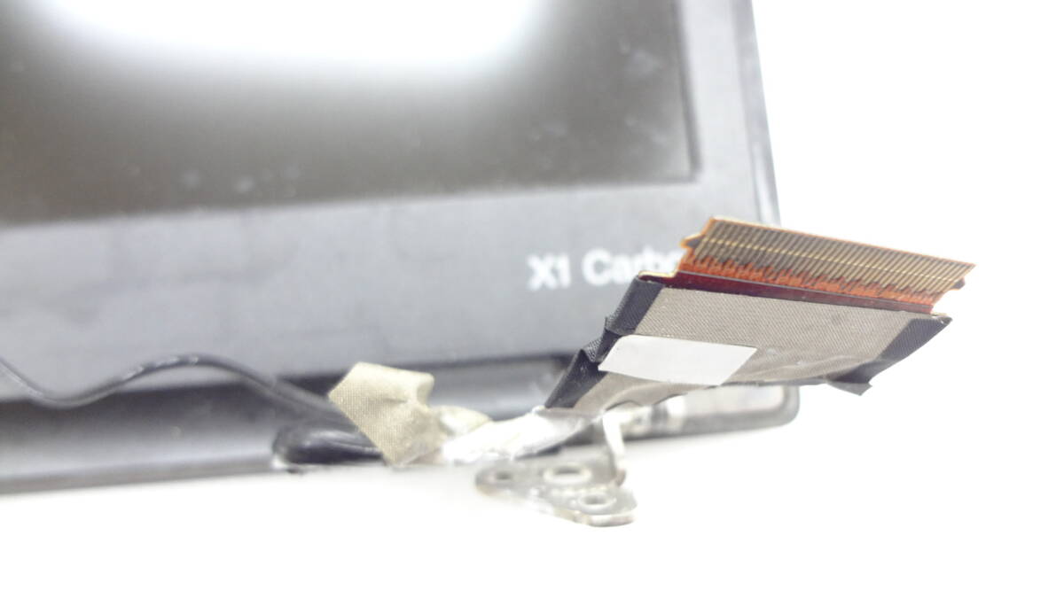 液晶パネル カバー付属 Lenovo ThinkPad X1 Carbon Gen1 14型ディズプレイ 中古動作品 (w681）_画像5