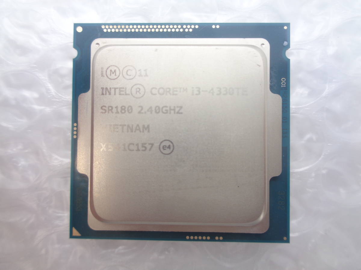 複数入荷 Intel Core i3-4330TE 2.40Ghz SR180 LGA1150 中古動作品(C53)の画像1