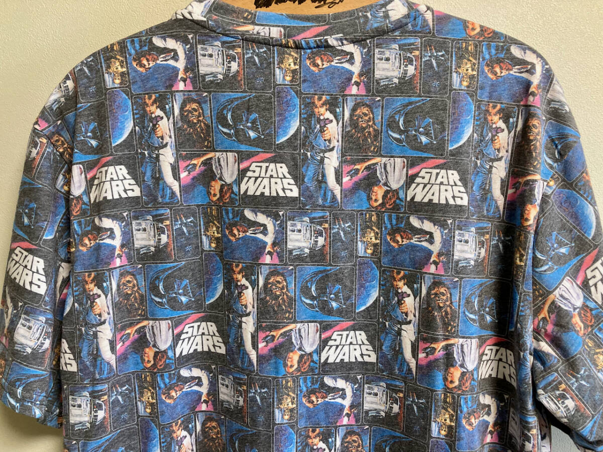 H&M DIVIDED 映画 STAR WARS スターウォーズ 総柄 ビッグシルエット Tシャツ オーバーサイズ ダースベイダー_画像5