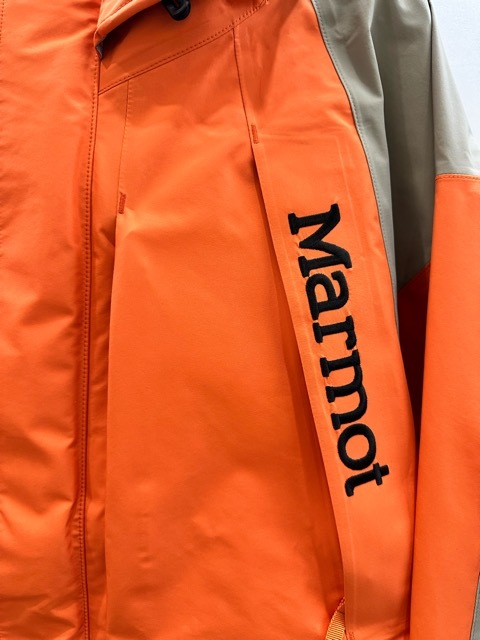 237-HK33)中古 STABRIDGE Marmot GORE-TEX 3L ALPINIST JACKET M スタブリッジ マーモット アルピニスト マウンテンジャケット オレンジの画像5