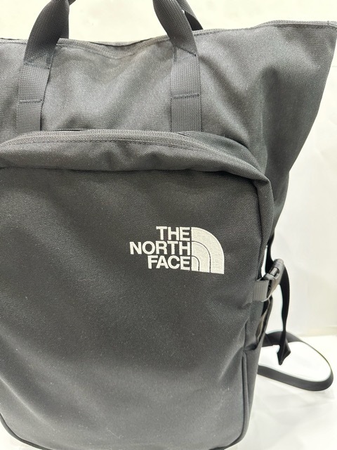 263-HK58) б/у THE NORTH FACE The North Face Boulder Tote Packboruda- большая сумка упаковка рюкзак уличный черный чёрный NM72357