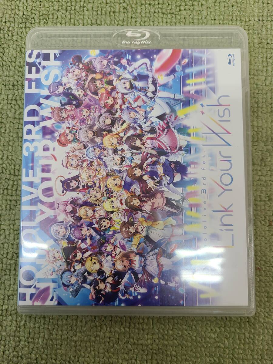 028-M46) present condition goods Blu-ray tent Live hololive 3rd fes. Link Your Wish Blue-ray operation not yet verification VTuber