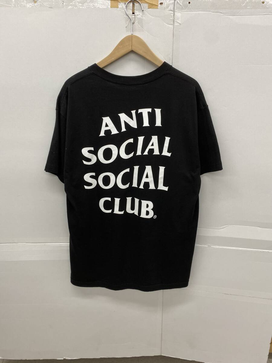 214-MH30)中古 ANTI SOCIAL SOCIAL CLUB 半袖 Lサイズ ブラック アンチソーシャルソーシャルクラブ メンズの画像2