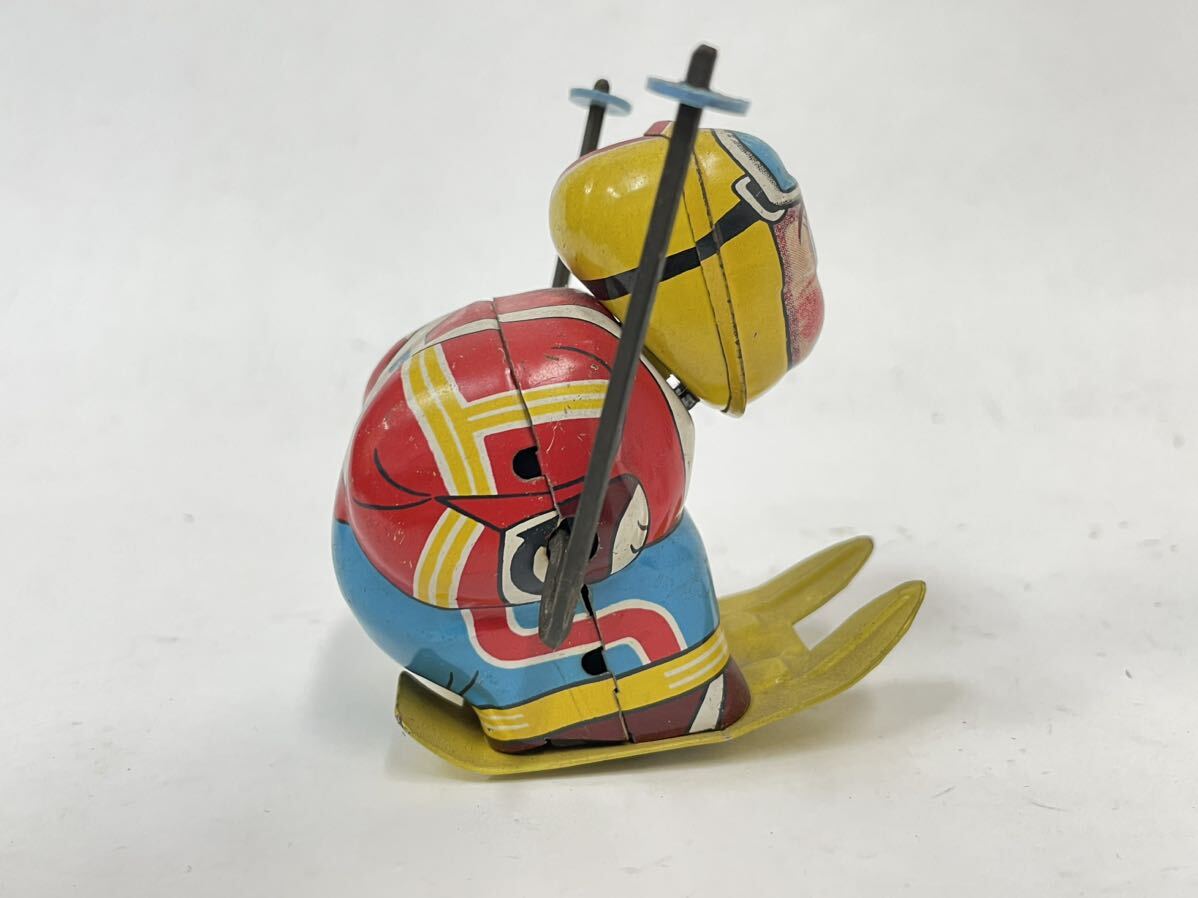  tin plate that time thing Showa Retro toy ACROBAT SKIER made in Japan ski present condition goods 