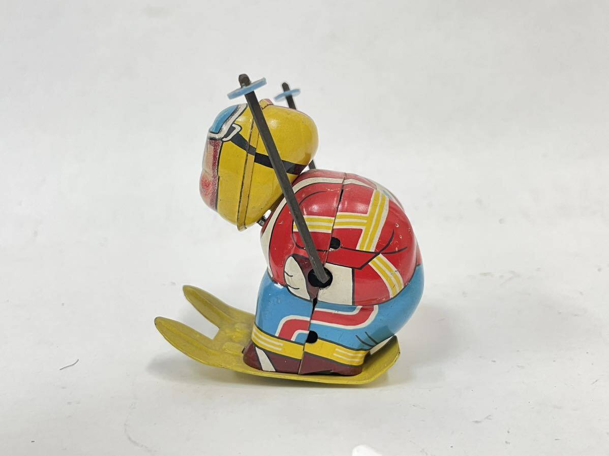  tin plate that time thing Showa Retro toy ACROBAT SKIER made in Japan ski present condition goods 