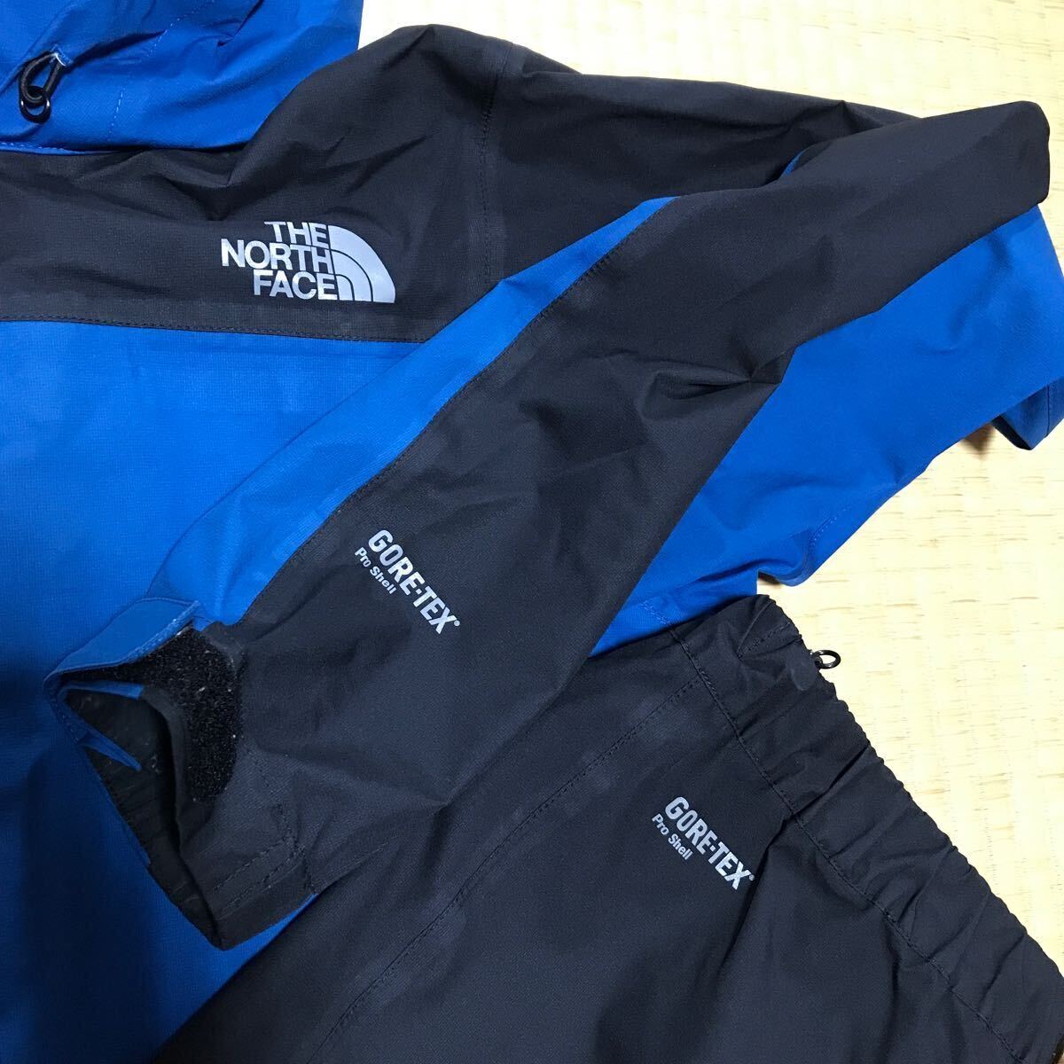 ノースフェイス レインウェア レインテックスプラズマ　GORE TEX ゴアテックス　メンズMサイズ　※訳有り_画像8