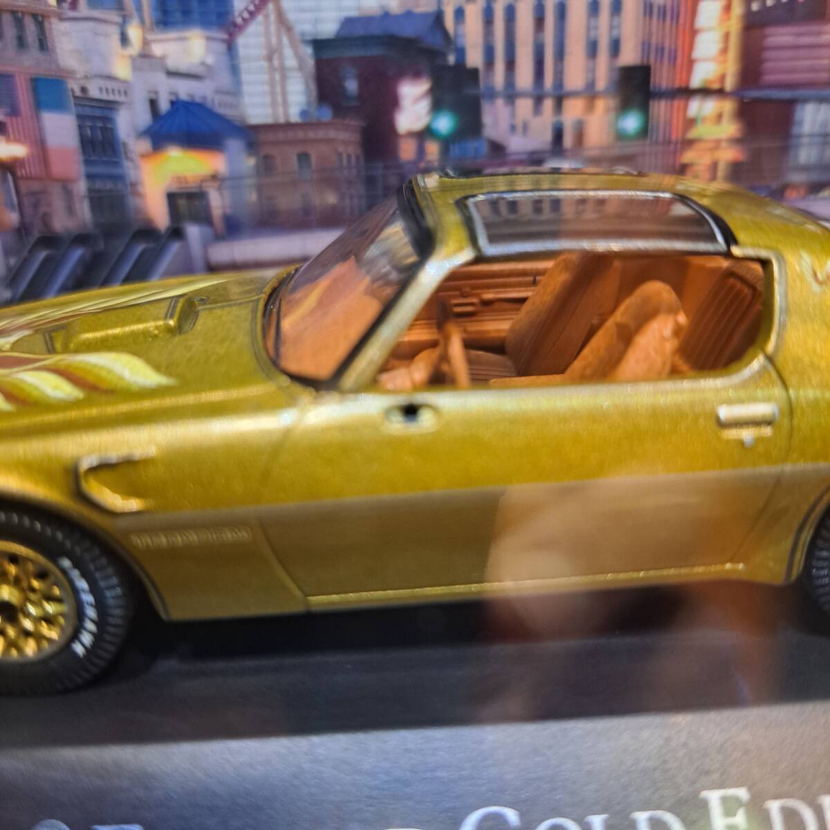 訳ありDeA★American Car Collection★PONTIAC FIREBIRD GOLD EDITION 1978★ファイヤーバード ゴールド エディション★未開封品の画像9