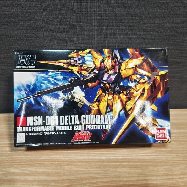 プラモデル 1/144 HGUC MSN-001 デルタガンダム 「機動戦士ガンダムUC MSV」 [0175315] [35] 60サイズ_画像1