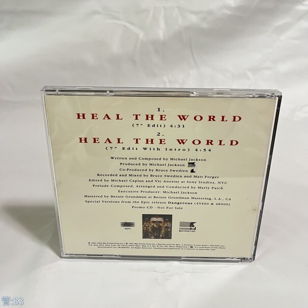 CD 非売品　MICHAEL JACKSON / Heal the WORLD(Limited Edition)[輸入盤] 管：B3 [7]P_画像2