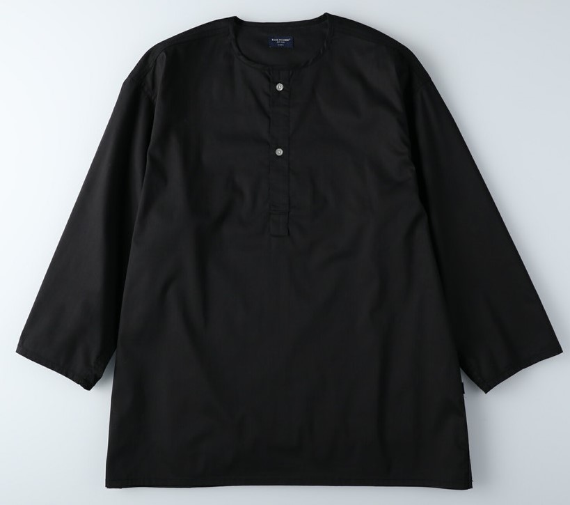 ◆新品◆ 定価3850円!! BACKNUMBER バックナンバー 麻混!! 吸水速乾仕様!! スリーピングシャツ リネンシャツ 黒 ブラック メンズ Mサイズの画像5