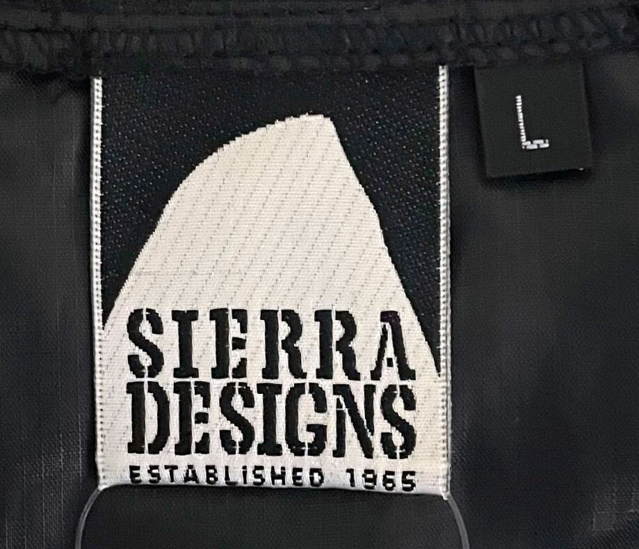 ◆新品◆ SIERRADESIGNS シエラデザイン 撥水加工!! ウインドブレーカー マウンテンパーカー サマージャケット ブラック メンズ Lサイズの画像4