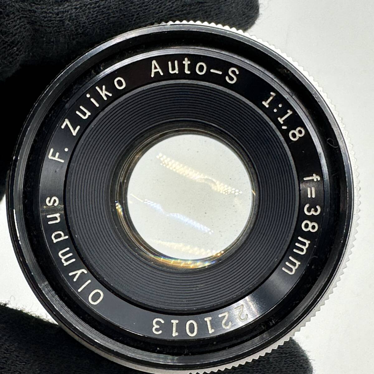 【動作未確認】OLYMPUS オリンパス OLYMPUS-PEN F フィルムカメラ Olympus F.Zuiko Auto-S 1:1.8 f=38mm カメラレンズ ヴィンテージの画像8