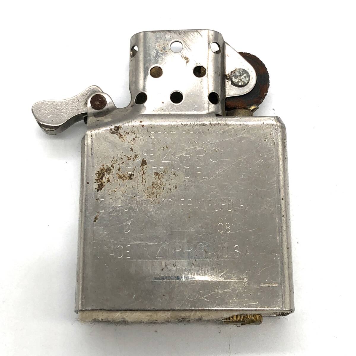 【動作未確認】ZIPPO ジッポ BLUE MARINE カジキ ゴールドカラー オイルライター ＃1996年製 立体 魚 喫煙具 ライターの画像8