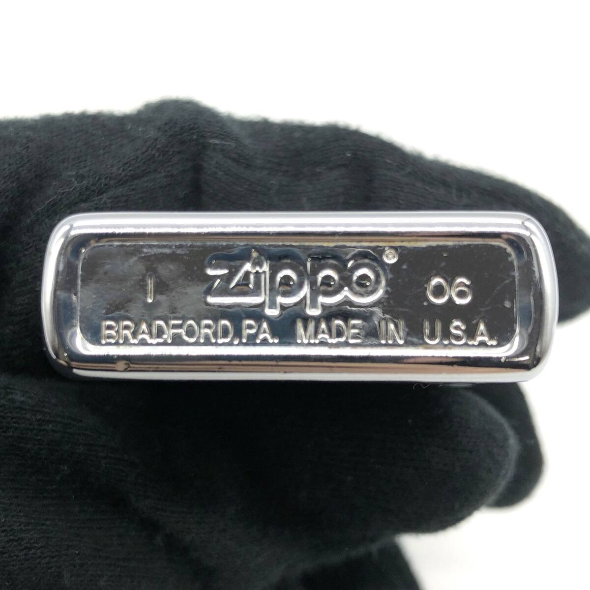 【動作未確認】ZIPPO ジッポ MerryChristmas ウェンディ ウエイトレス 1of70 シルバーカラー オイルライター ＃06(2006年製) 喫煙具の画像7