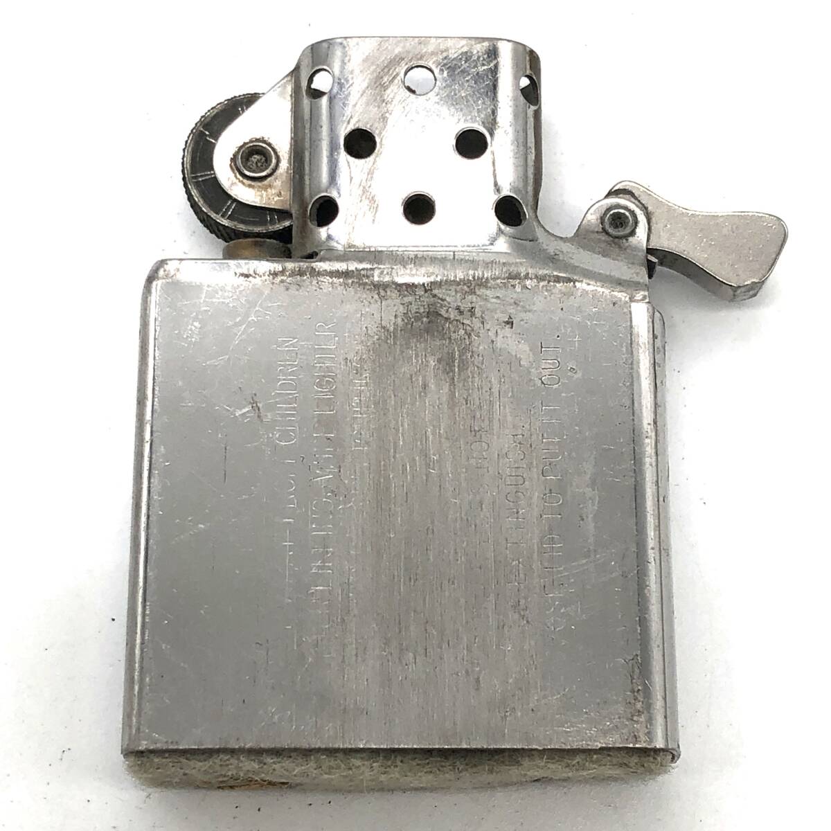 【火花のみ確認】ZIPPO ジッポ 第35回宝塚記念優勝 ビクハヤヒデ シルバーカラー オイルライター ＃Ⅹ(1994年製) 競馬 喫煙具_画像9