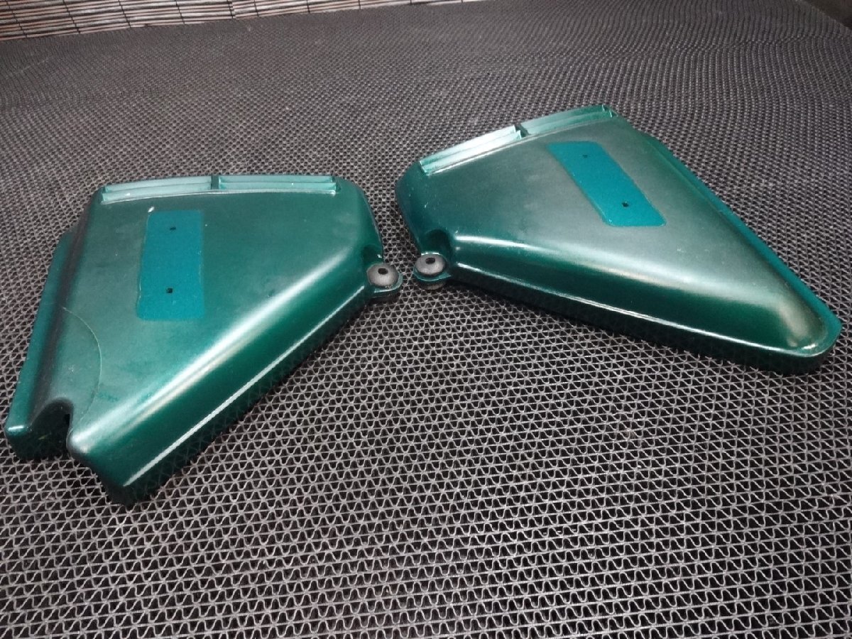  Honda CB360T side cover left right SET (6 speed engine real movement animation equipped old car out of print CB250T CJ360 at that time original 