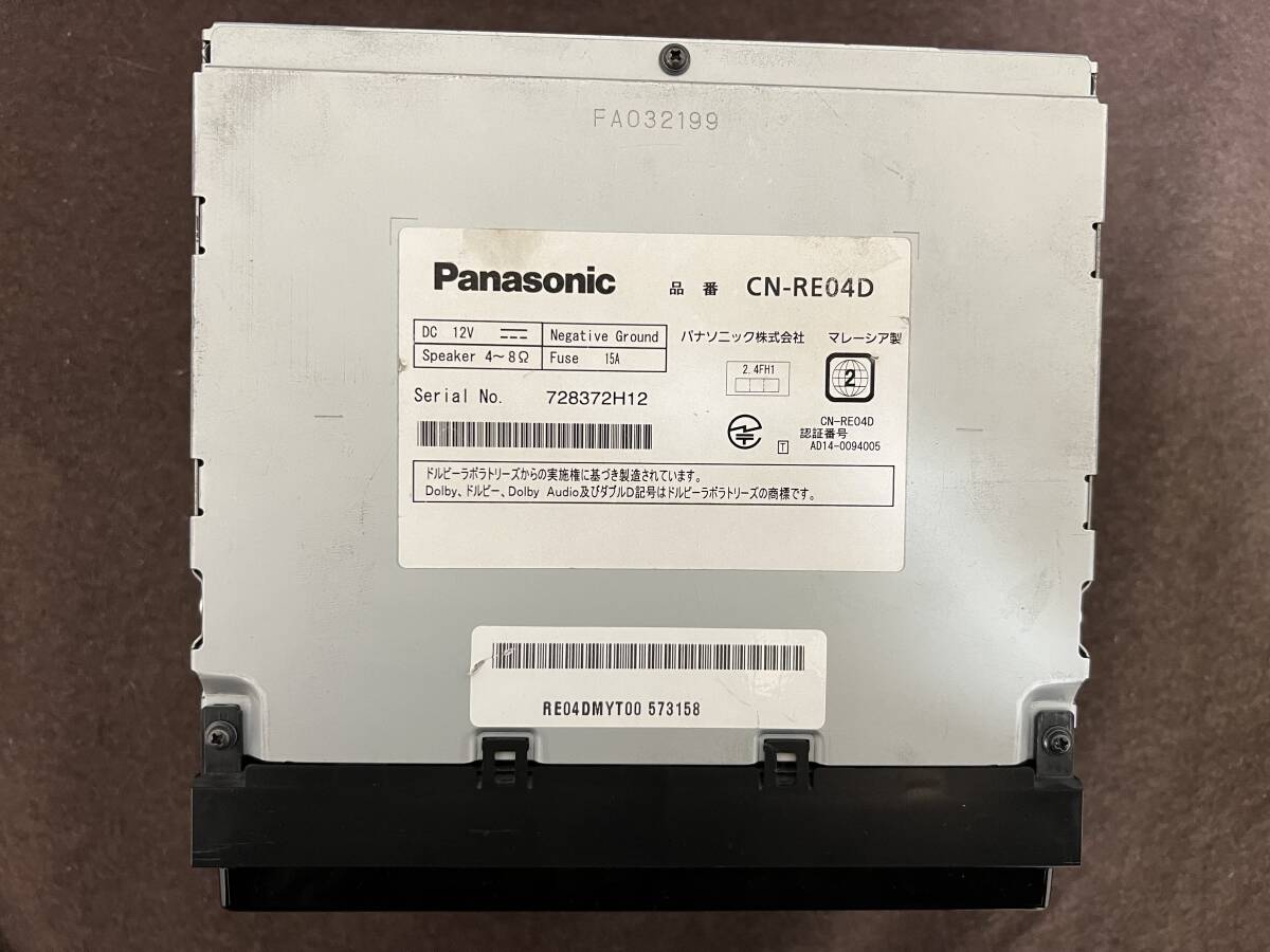 パナソニックストラーダ　CN-RE04D　Bluetooth　DVD 動作確認済み Panasonic ETC_画像6