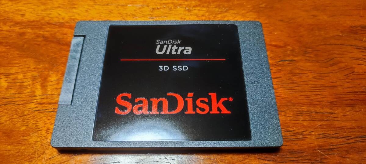 ★使用0時間★ SanDisk Ultra 3D SSD 500GB SDSSDH3-500G-J25 フォーマット済み ★ほぼ未使用品★_画像1