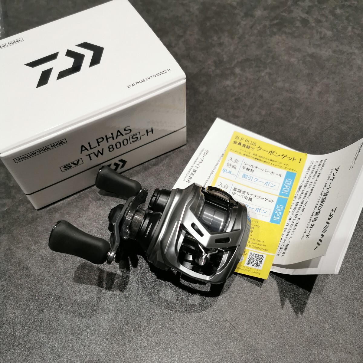 新品未使用 22 アルファス SV TW 800S-H  シャロースプールモデル DAIWA ALPHAS SHALLOW 検索 スティーズ ジリオン タトゥーラの画像1