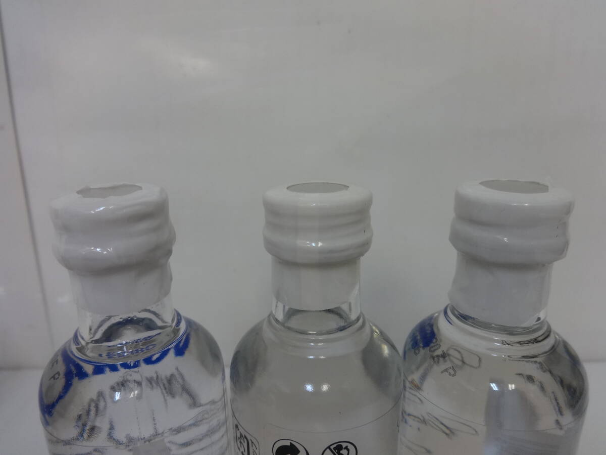 H105 не . штекер sake водка absolute ABSOLUT VODKA 40% 50ml ×6шт.@ Mini бутылка комплект 