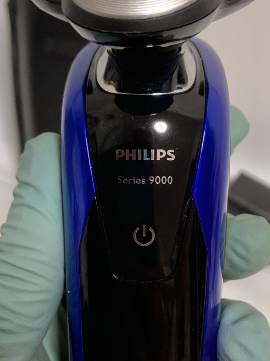 PHILIPS フィリップス S9185 電気シェーバー 髭剃り 2017年製 動作確認済 難あり 現状 1105m3050の画像3
