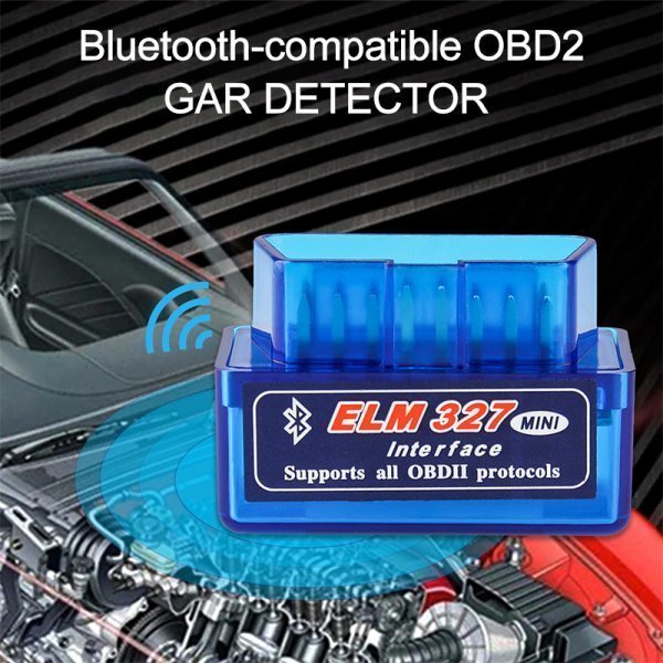 匿名配送 Bluetooth OBD2 V1.5 elm 327 V 1.5 車用故障診断機 ツールスキャナー Elm327 OBDII アダプタ自動診断ツール スキャンツール 診断_画像2