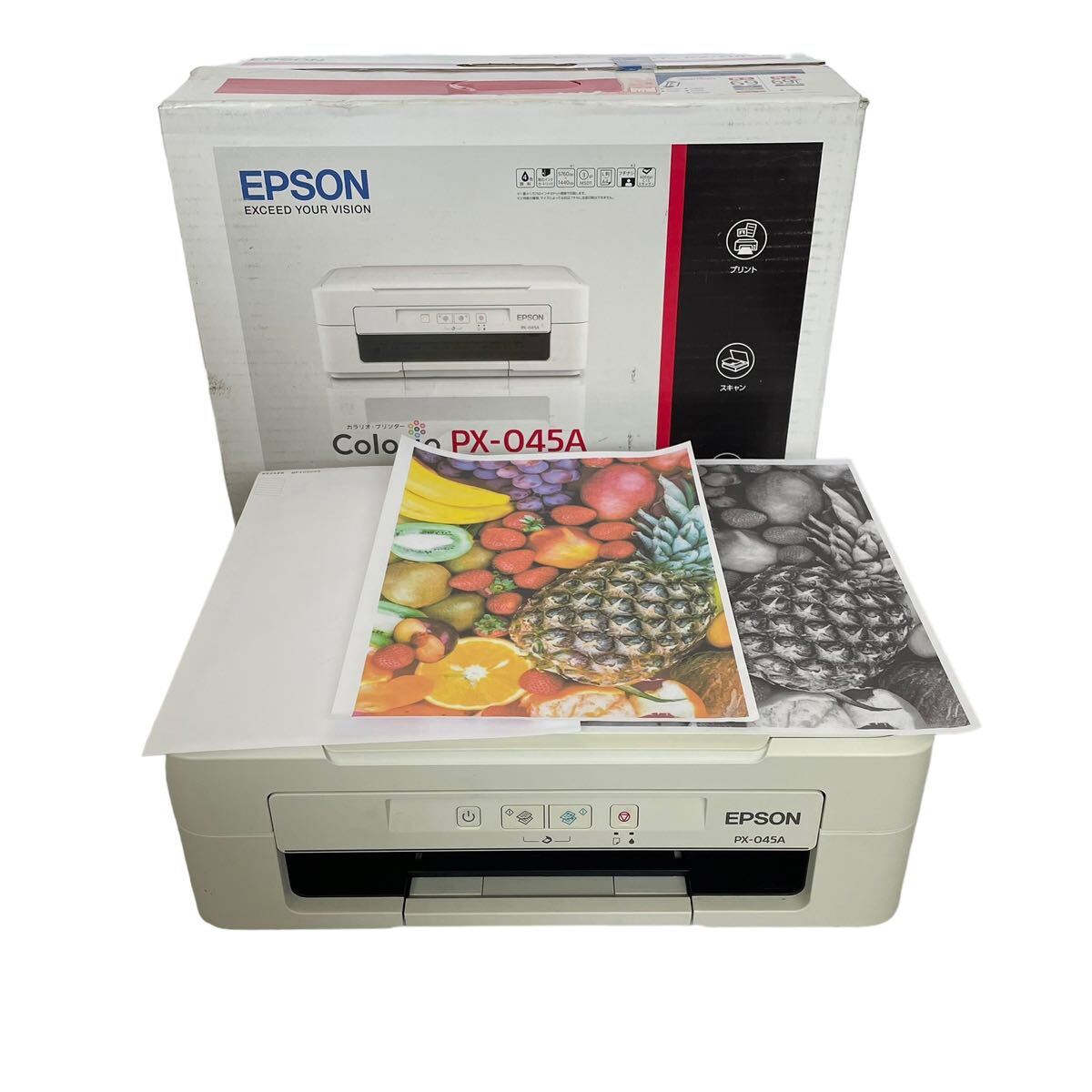 動作確認済み EPSON インクジェット プリンター PX-045A エプソン インクジェットプリンター px-045a コピー機 インクジェット複合機 の画像1