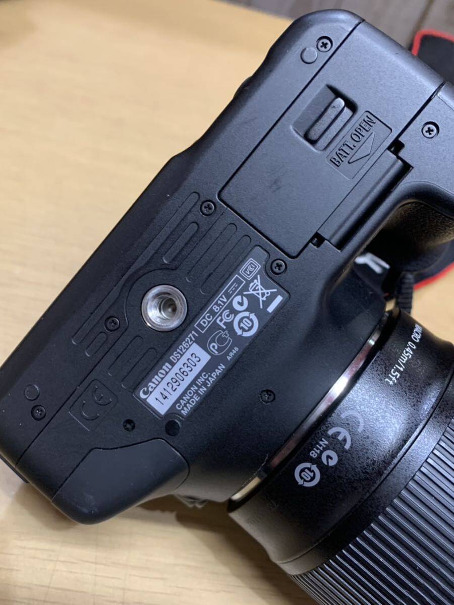 Canon EOS kiss X4 デジタル一眼レフカメラ キャノン 1412906303 CANON ZOOM LENS EF-S 18-135mm 1:3.5-5.6 IS φ67mm バッグ付 電源確認済の画像8