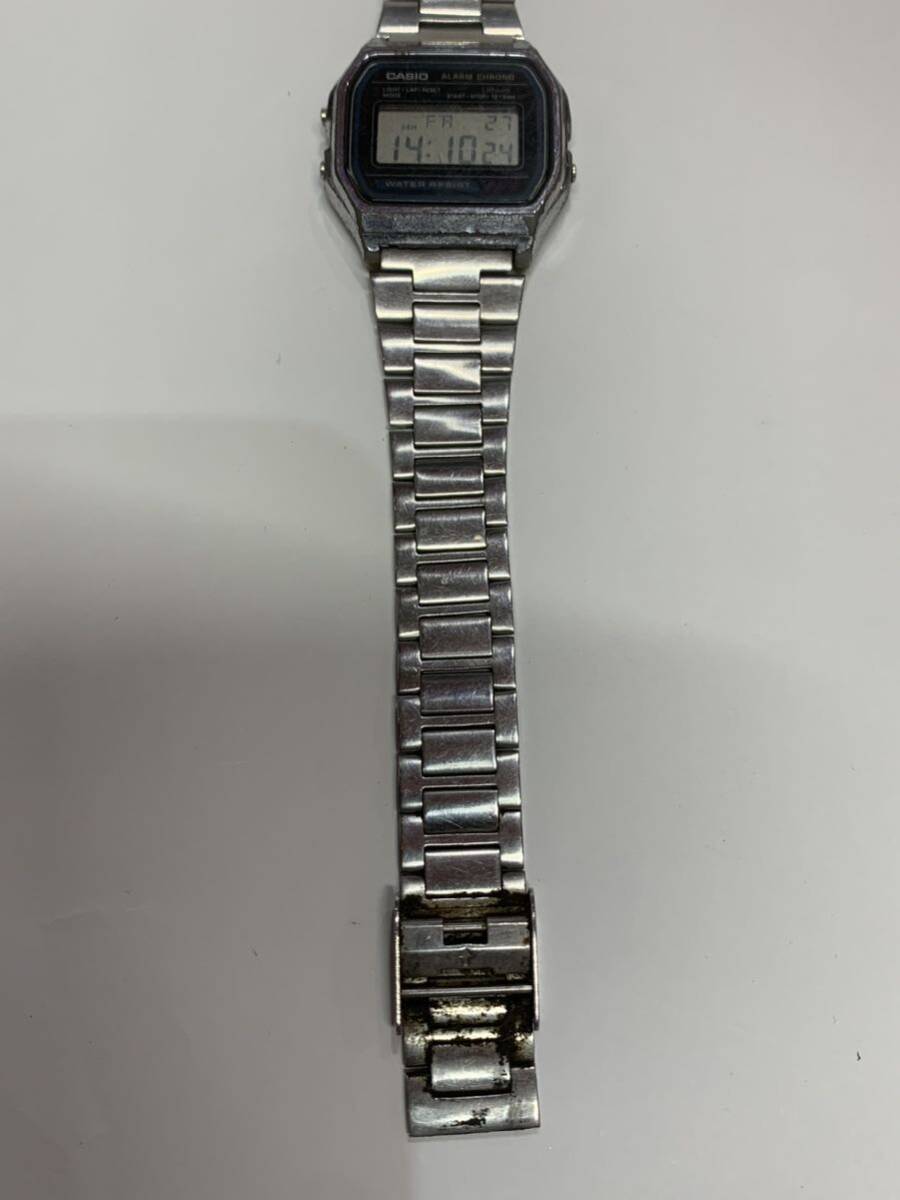 CASIO デジタル 腕時計 A158W クォーツ 稼働品 カシオ ALARM CHRONO _画像4