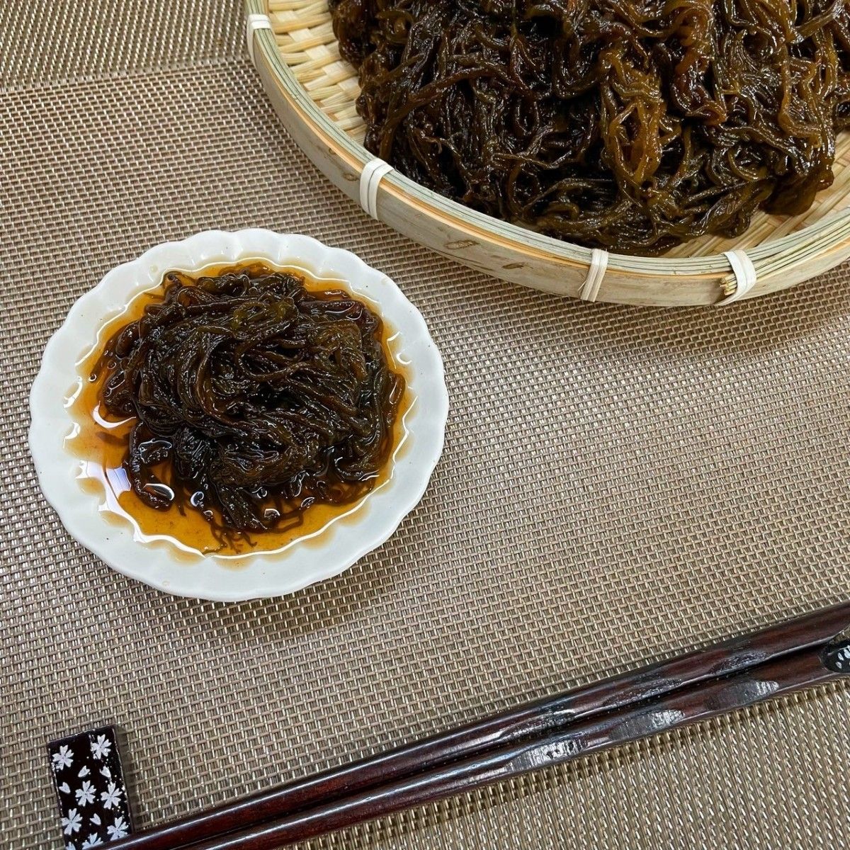 沖縄県産太もずく4kg(1kg×4パック)太くて長～い塩蔵もずく♪送料無料 沖縄特産品 沖縄料理