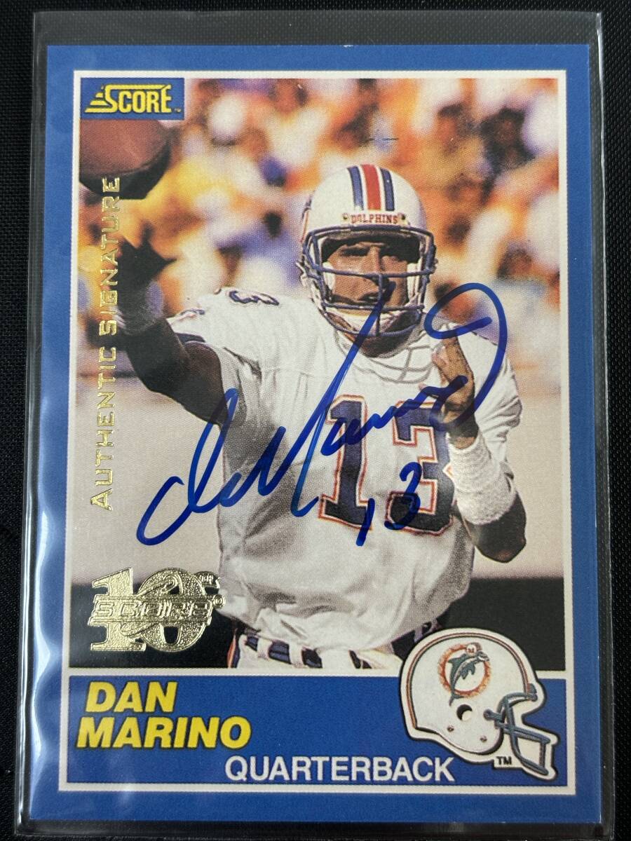 1999 Score 10th Anniversary Reprints DAN MARINO 96/150 autograph auto ダン・マリーノ 直筆サインの画像1