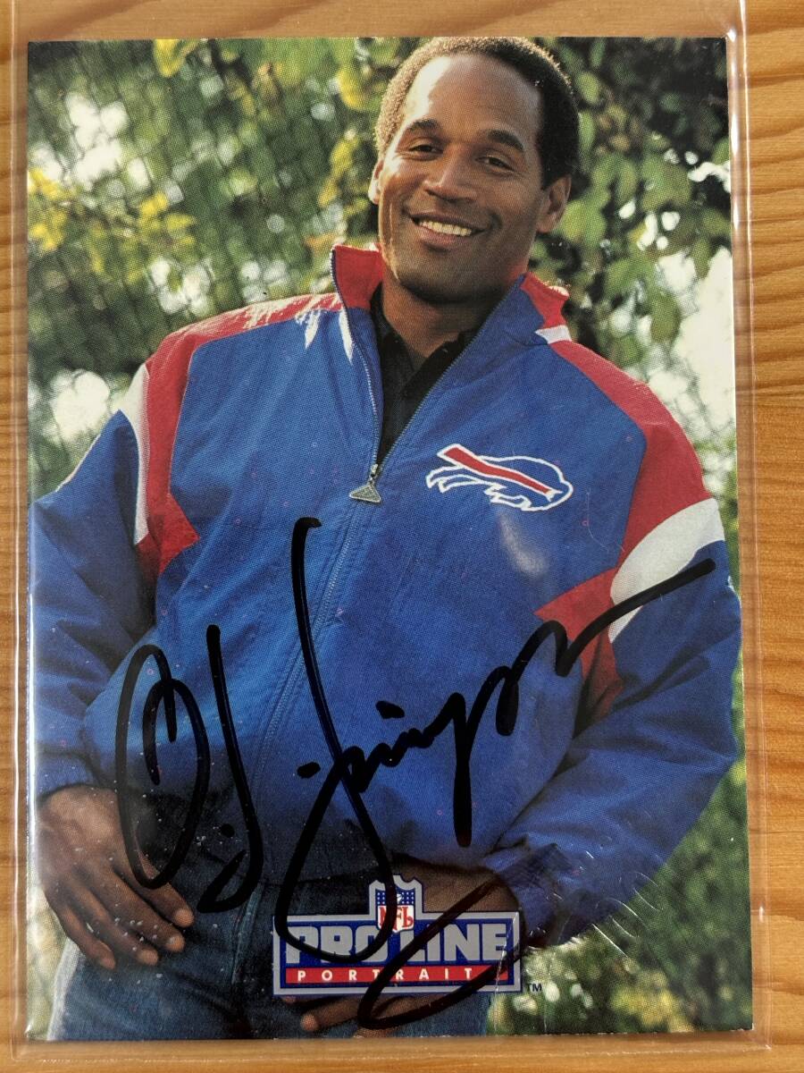 1991 Pro Line Portraits OJ Simpson autograph auto OJ・シンプソン 直筆サイン_画像1