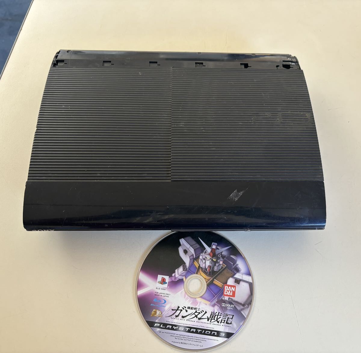 SONYソニー CECH-4200B PS3 プレイステーション3 本体 250GB チャコールブラック ソフトつき、ジャンク品の画像1