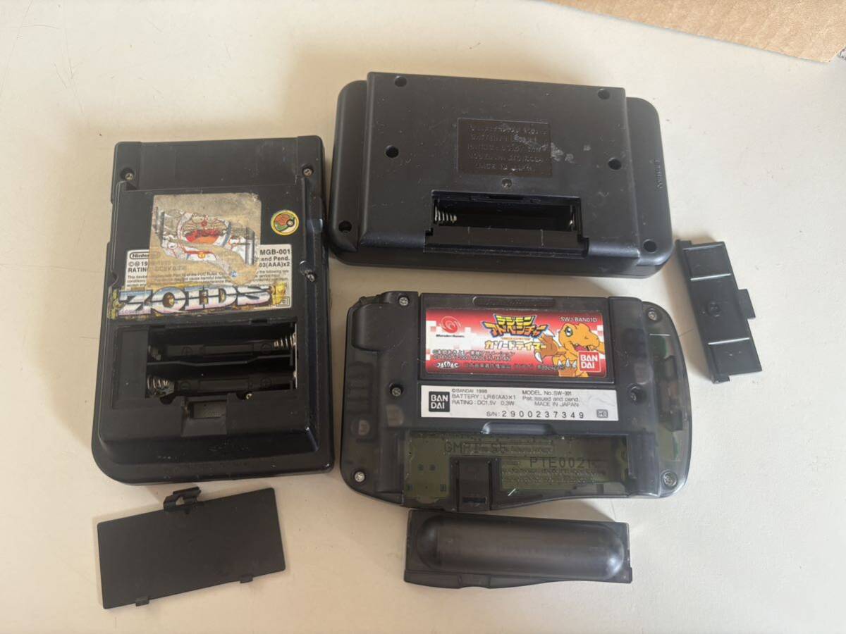 ワンダースワン（SW-001） 、Nintendo ニンテンドー GAMEBOY pocket MGB-001、NAVI GET 4億まとめ現状品の画像2