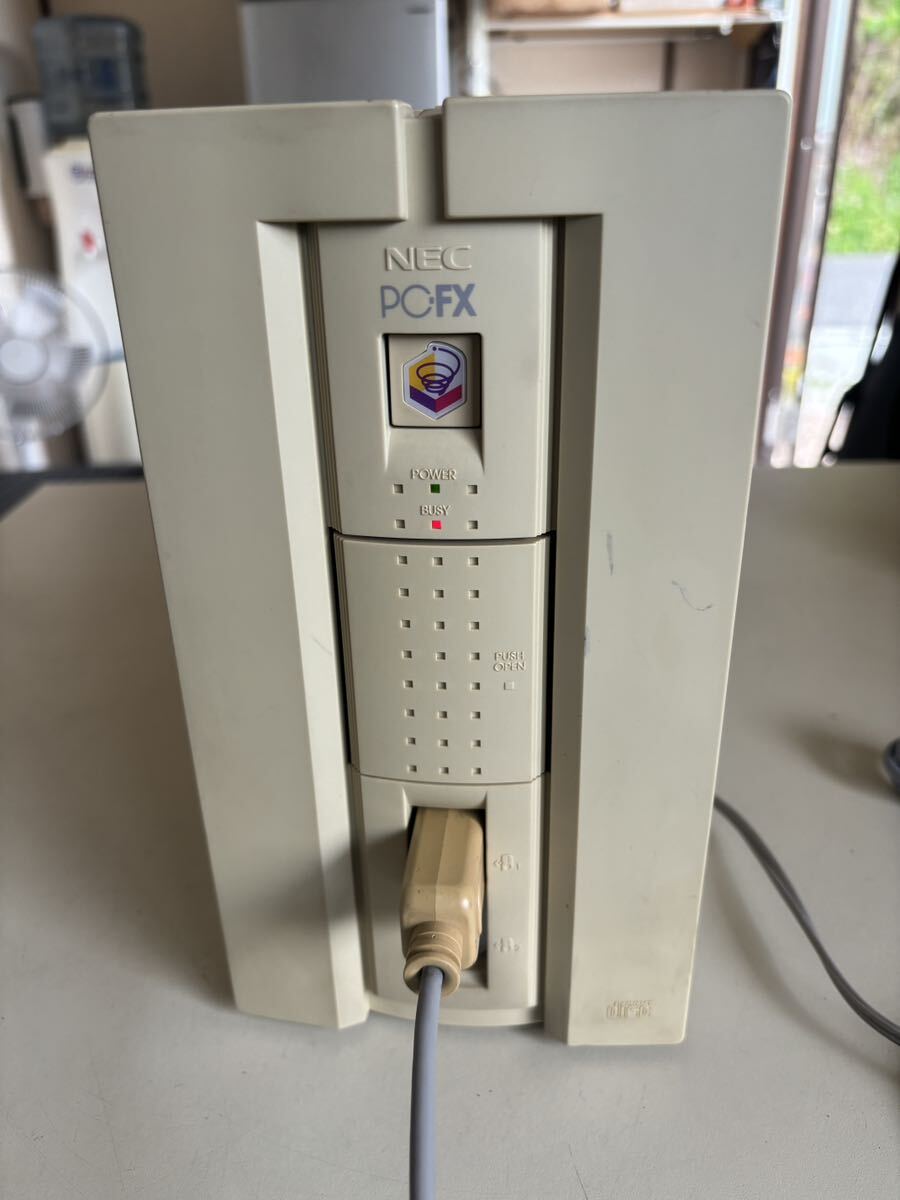 NEC PC-FX 本体（94年製）レトロゲーム、コントローラー とソフト付き 通電確認済みの画像1