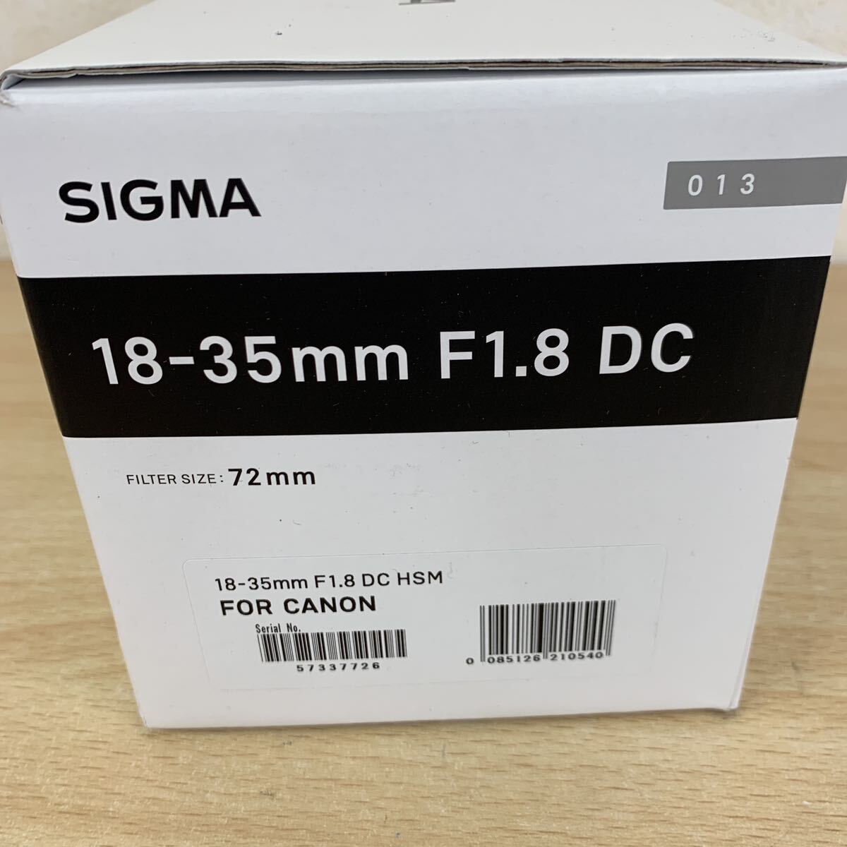 未使用品 SIGMA 18-35mm F1.8 DC HSM Canon マウント シグマ レンズ_画像6