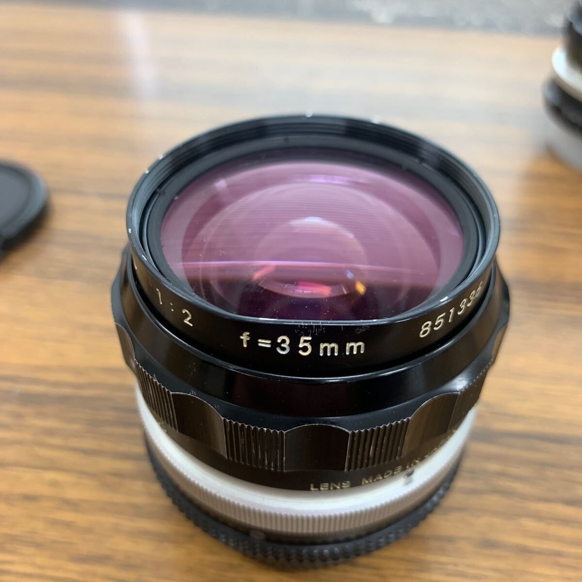 現状品 Nikon NIKKOR-S Auto 50mm F1.4 35mm F2 28mm F3.5 単焦点レンズ ニコン 3本セットの画像6