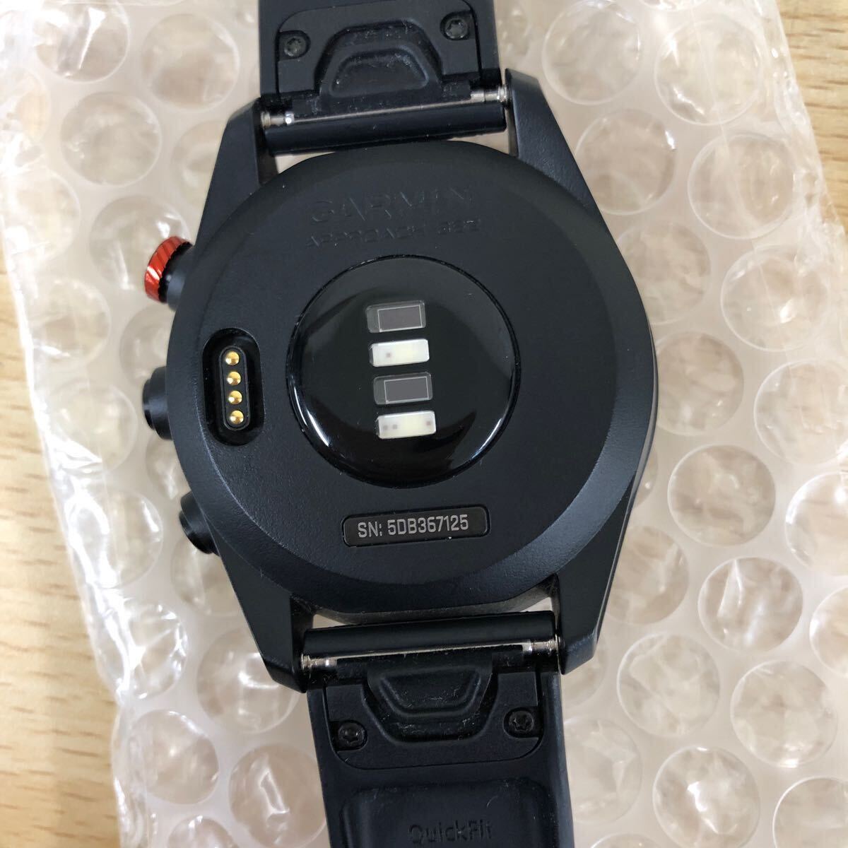 中古品・美品 ガーミン GARMIN ゴルフウォッチ Approach S62 Black スマートウォッチ・本体_画像5