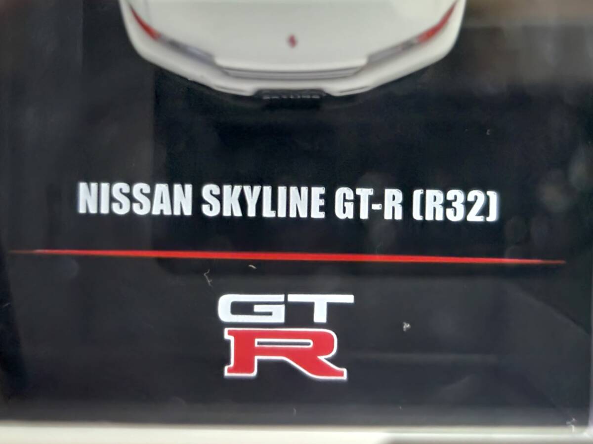 1/64 未開封未展示希少別パーツ&デカール付属品 INNO64 NISSAN SKYLINE GT-R(R32) IN64-R32-WHI CRYSTAL WHITE 別体ホイール・デカール付の画像3