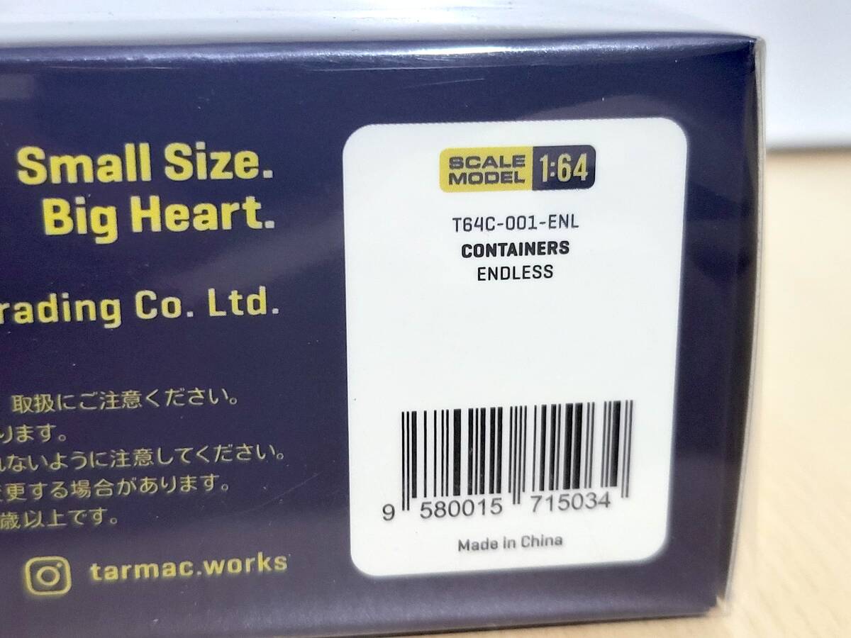 1/64 未開封未展示希少品 TARMAC WORKS T64C-001-ENL CONTAINERS ENDLESS ジオラマ用品 エンドレス コンテナ ターマックワークスコラボ製品の画像4