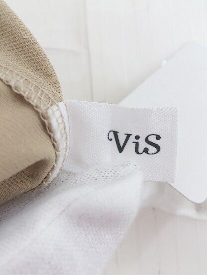 ◇ ViS ビス ロング フレア スカート サイズM ベージュ レディース P_画像4