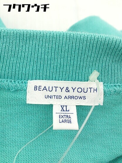 ◇ BEAUTY & YOUTH UNITED ARROWS 胸ポケット 半袖 Tシャツ カットソー サイズXL ブルー系 メンズ_画像4